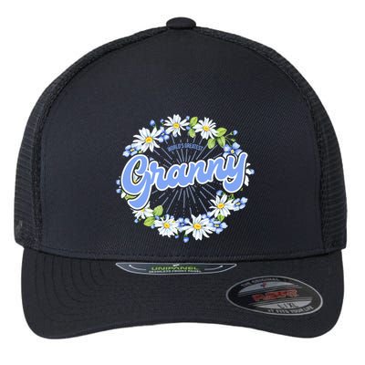 World's Greatest Granny Gift Grandma Cool Gift Flexfit Unipanel Trucker Cap