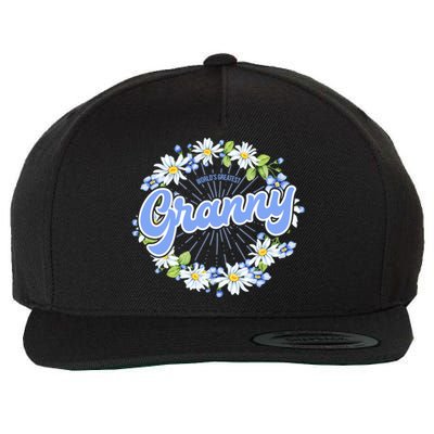 World's Greatest Granny Gift Grandma Cool Gift Wool Snapback Cap