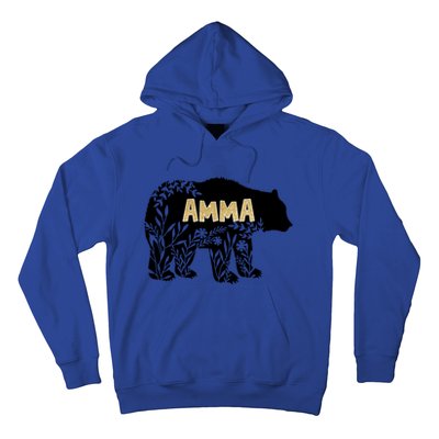 Wo Great Gift For Grandmother Great Gift Amma Bear Gift Hoodie