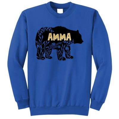 Wo Great Gift For Grandmother Great Gift Amma Bear Gift Sweatshirt