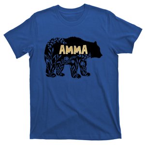 Wo Great Gift For Grandmother Great Gift Amma Bear Gift T-Shirt