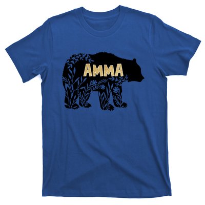 Wo Great Gift For Grandmother Great Gift Amma Bear Gift T-Shirt