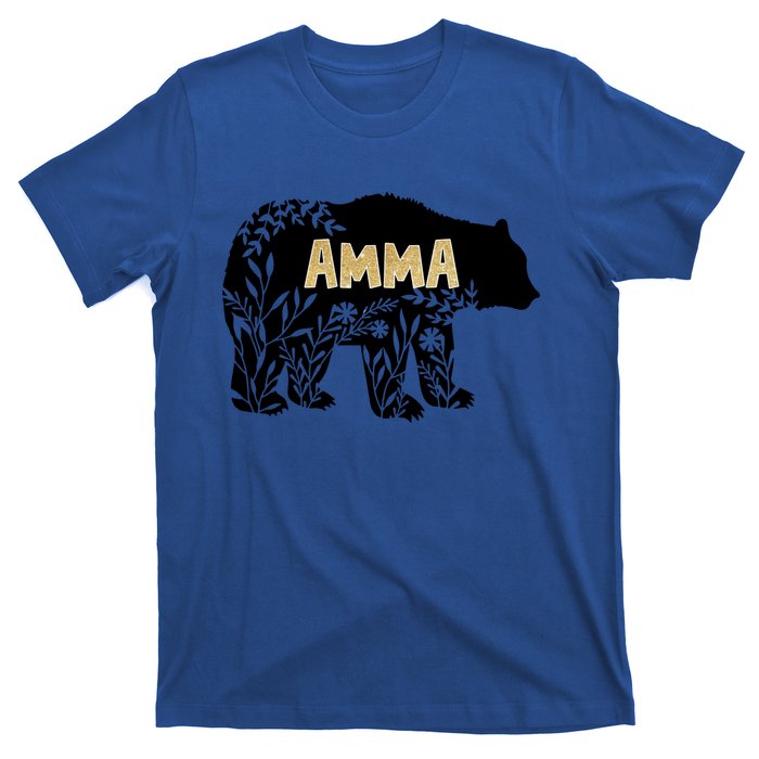 Wo Great Gift For Grandmother Great Gift Amma Bear Gift T-Shirt