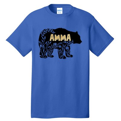 Wo Great Gift For Grandmother Great Gift Amma Bear Gift Tall T-Shirt