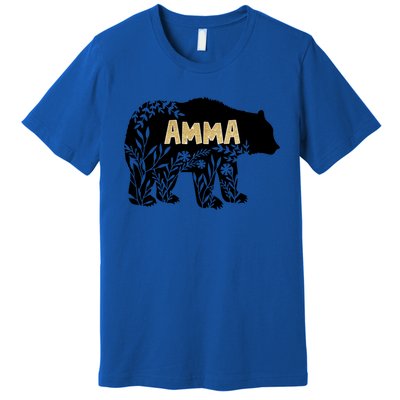 Wo Great Gift For Grandmother Great Gift Amma Bear Gift Premium T-Shirt