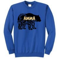 Wo Great Gift For Grandmother Great Gift Amma Bear Gift Tall Sweatshirt