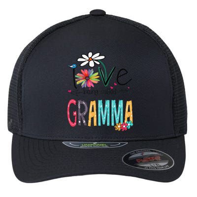 Womens Gramma Gift I Love Being Called Mother's Day Flexfit Unipanel Trucker Cap