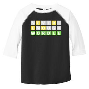 Word Game Gift Toddler Fine Jersey T-Shirt