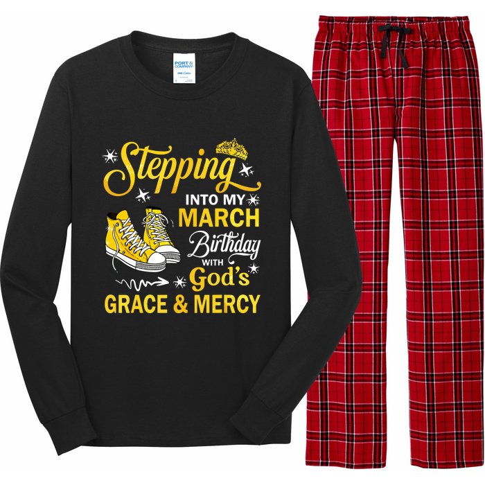 With Gods Grace Mercy Long Sleeve Pajama Set