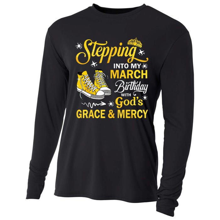 With Gods Grace Mercy Cooling Performance Long Sleeve Crew