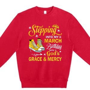 With Gods Grace Mercy Premium Crewneck Sweatshirt