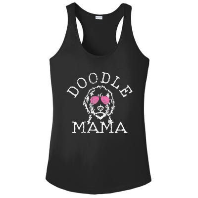 Womens Goldendoodle Golden Doodle Mama Dog Mom Funny Cute Gift Ladies PosiCharge Competitor Racerback Tank