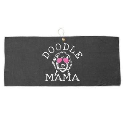 Womens Goldendoodle Golden Doodle Mama Dog Mom Funny Cute Gift Large Microfiber Waffle Golf Towel