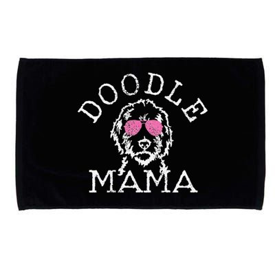 Womens Goldendoodle Golden Doodle Mama Dog Mom Funny Cute Gift Microfiber Hand Towel