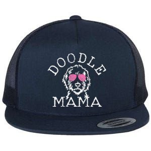 Womens Goldendoodle Golden Doodle Mama Dog Mom Funny Cute Gift Flat Bill Trucker Hat