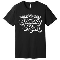 Women Goth Graphic Momster WorldS Best Spooky Mom Premium T-Shirt