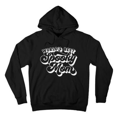 Women Goth Graphic Momster WorldS Best Spooky Mom Tall Hoodie