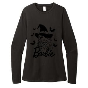 Witch Girl Halloween Womens CVC Long Sleeve Shirt