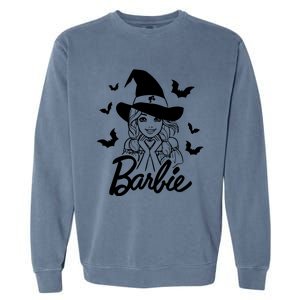 Witch Girl Halloween Garment-Dyed Sweatshirt