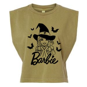 Witch Girl Halloween Garment-Dyed Women's Muscle Tee