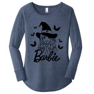 Witch Girl Halloween Women's Perfect Tri Tunic Long Sleeve Shirt