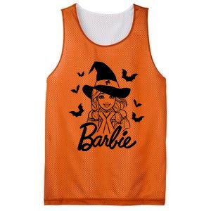 Witch Girl Halloween Mesh Reversible Basketball Jersey Tank