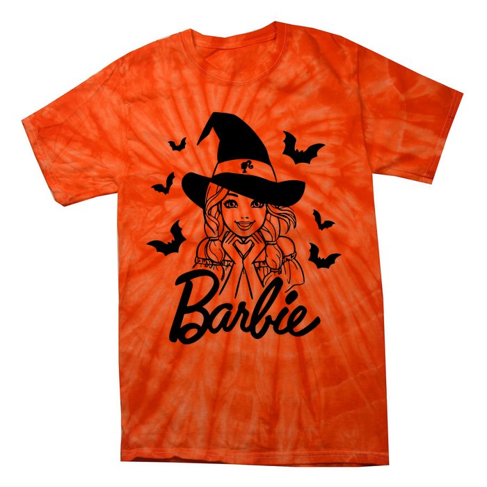 Witch Girl Halloween Tie-Dye T-Shirt