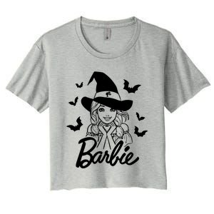 Witch Girl Halloween Women's Crop Top Tee