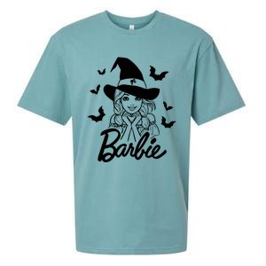 Witch Girl Halloween Sueded Cloud Jersey T-Shirt