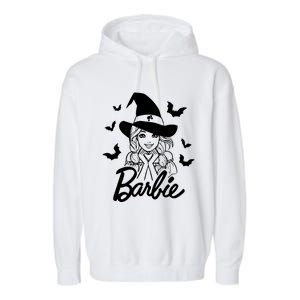 Witch Girl Halloween Garment-Dyed Fleece Hoodie