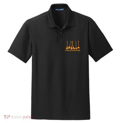 Witches Gotta Have Options Halloween Funny Brooms Witch Gift Dry Zone Grid Polo
