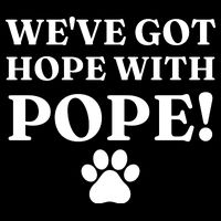 Weve Got Hope With The Pope Funny Paw Impact Tech Backpack