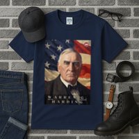 Warren G. Harding 29th President Of The United States Portrait Tall T-Shirt
