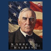 Warren G. Harding 29th President Of The United States Portrait Tall T-Shirt