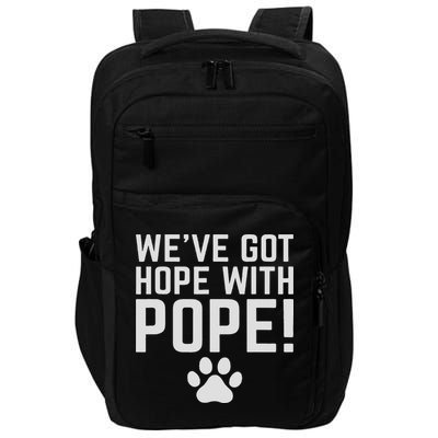 We've Got Hope With The Pope Kentucky S We've Got Hope With The Pope Kentucky Paw Print Impact Tech Backpack