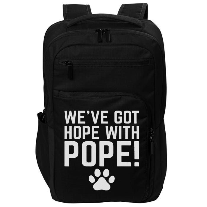 We've Got Hope With The Pope Kentucky S We've Got Hope With The Pope Kentucky Paw Print Impact Tech Backpack