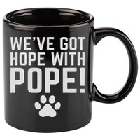 We've Got Hope With The Pope Kentucky S We've Got Hope With The Pope Kentucky Paw Print 11oz C Handle Ceramic Mug