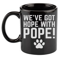 We've Got Hope With The Pope Kentucky S We've Got Hope With The Pope Kentucky Paw Print 11oz C Handle Ceramic Mug