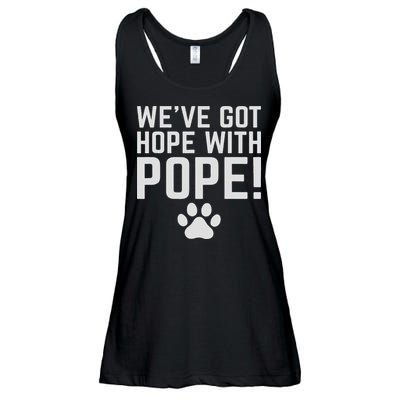 We've Got Hope With The Pope Kentucky S We've Got Hope With The Pope Kentucky Paw Print Ladies Essential Flowy Tank
