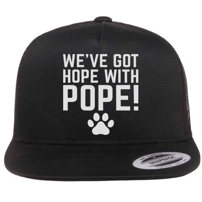 We've Got Hope With The Pope Kentucky S We've Got Hope With The Pope Kentucky Paw Print Flatbill Hat