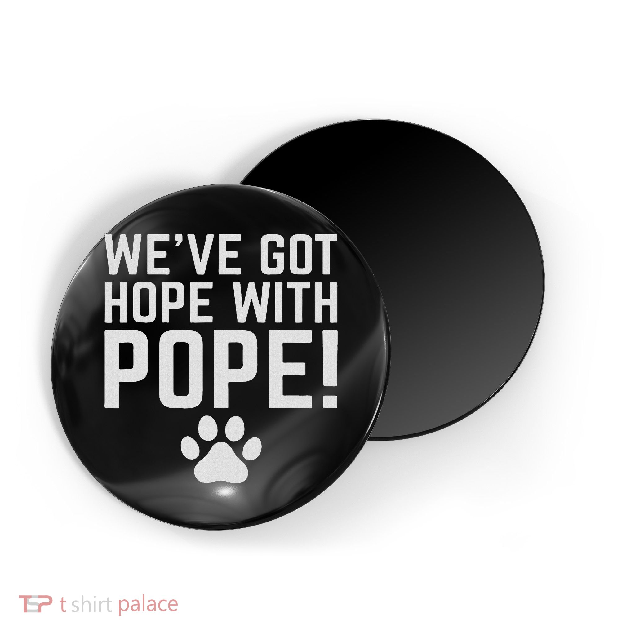 We've Got Hope With The Pope Kentucky S We've Got Hope With The Pope Kentucky Paw Print Magnet