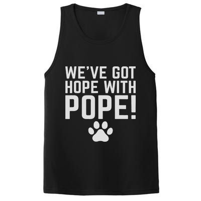 We've Got Hope With The Pope Kentucky S We've Got Hope With The Pope Kentucky Paw Print PosiCharge Competitor Tank