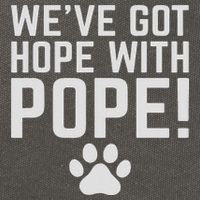 We've Got Hope With The Pope Kentucky S We've Got Hope With The Pope Kentucky Paw Print Cotton Canvas Backpack
