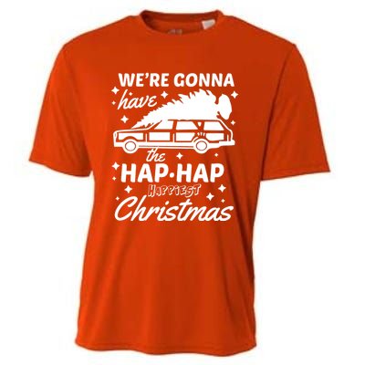 We're Gonna Have The Hap Hap Happiest Christmas Cooling Performance Crew T-Shirt