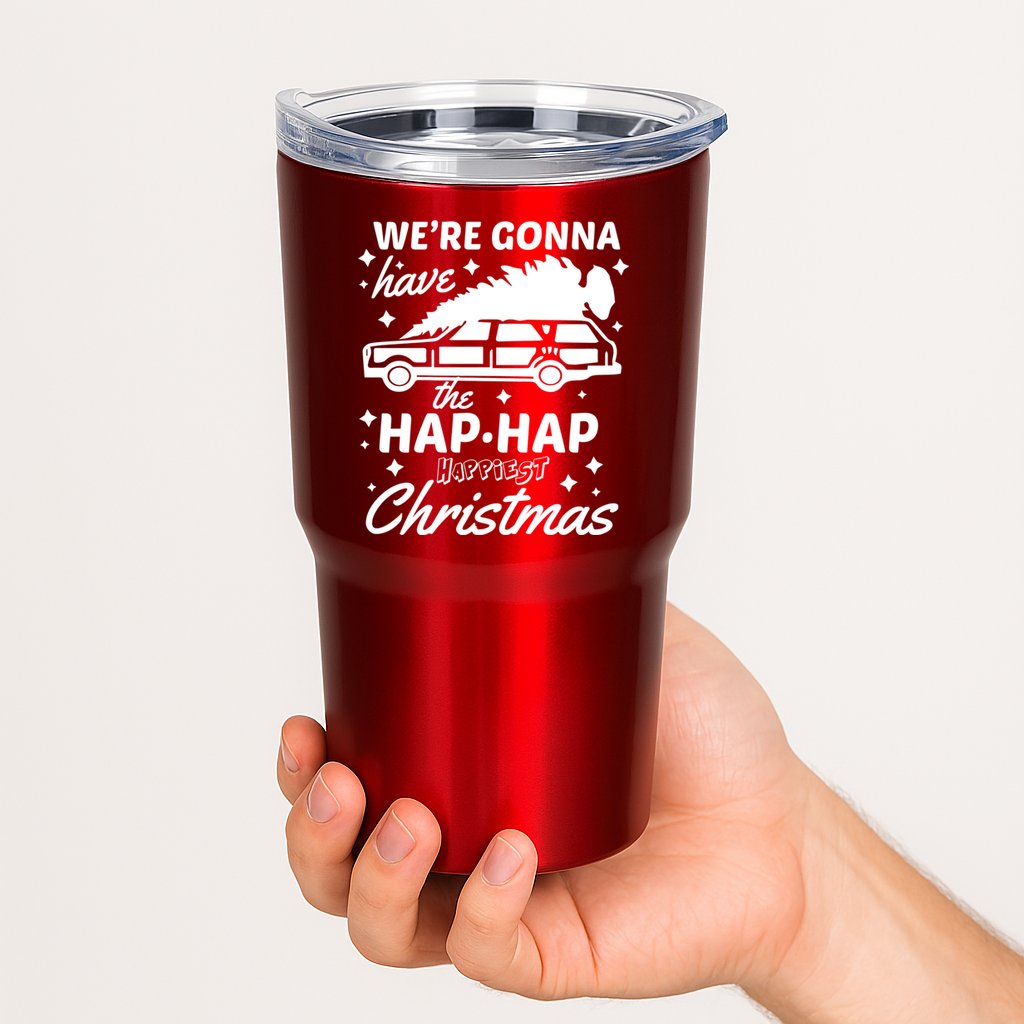 We're Gonna Have The Hap Hap Happiest Christmas Tumbler