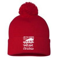 We're Gonna Have The Hap Hap Happiest Christmas Pom Pom 12in Knit Beanie