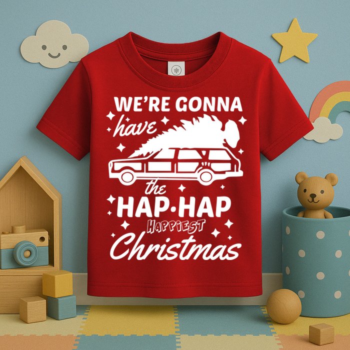 We're Gonna Have The Hap Hap Happiest Christmas Toddler T-Shirt