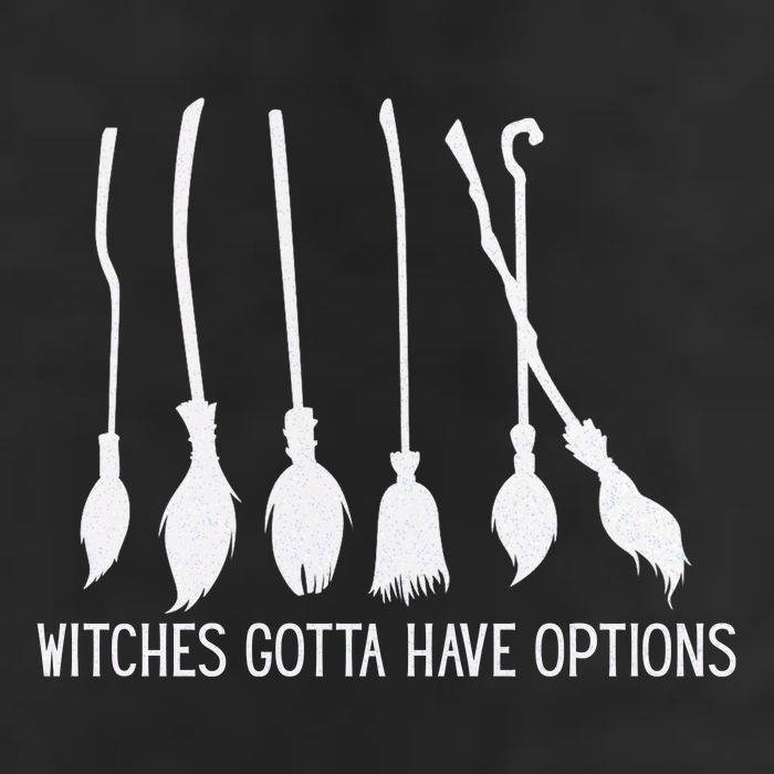 Witches Gotta Have Options Funny Halloween 7 Panel Mesh Trucker Snapback Hat