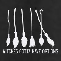 Witches Gotta Have Options Funny Halloween Adult Drive Performance Visor