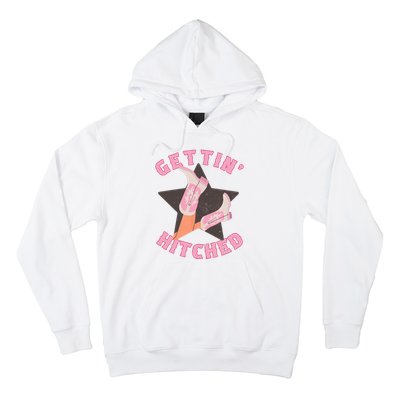 Western Gettin' Hitched Bridal Bachelorette Party Matching Hoodie